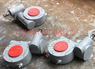 帶鏈條蝸輪箱QD3-5,帶鏈輪閥門減速機-- 上海禹軒泵閥有限公司