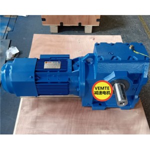 斜齒輪蝸輪減速機S57DRE100L4蝸桿減