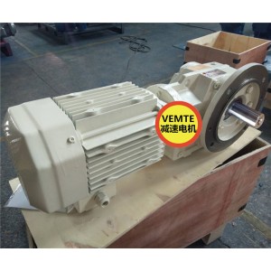 KF47AM100M4傘齒輪減速機,8級電機帶