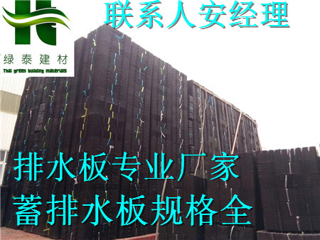 珠海3公分蓄排水板\惠州車庫排水板2公分高度-- 泰安市澤瑞土工材料有限公司