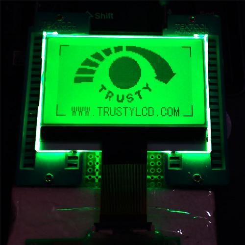 長期供貨質量穩定單色LCD液晶顯示模塊128*64圖形點陣-- 深圳市乾思迪電子科技有限公司