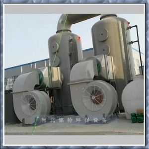 循環閉環式氨氮吹脫系統  氨氮吸收塔