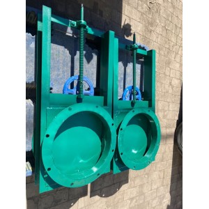 插板閥圓口手動500的制作