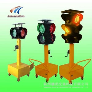 重慶太陽能紅綠燈 移動紅綠燈 一燈三