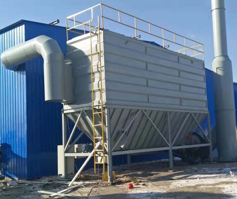 廠家直供布袋除塵器定制碳鋼板除塵器粉塵處理設備-- 河北儀明環保設備有限公司