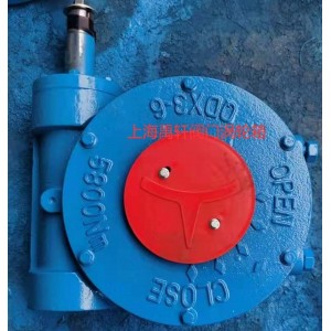 上海禹軒手動蝶閥渦輪頭QDX3-6渦輪蝶