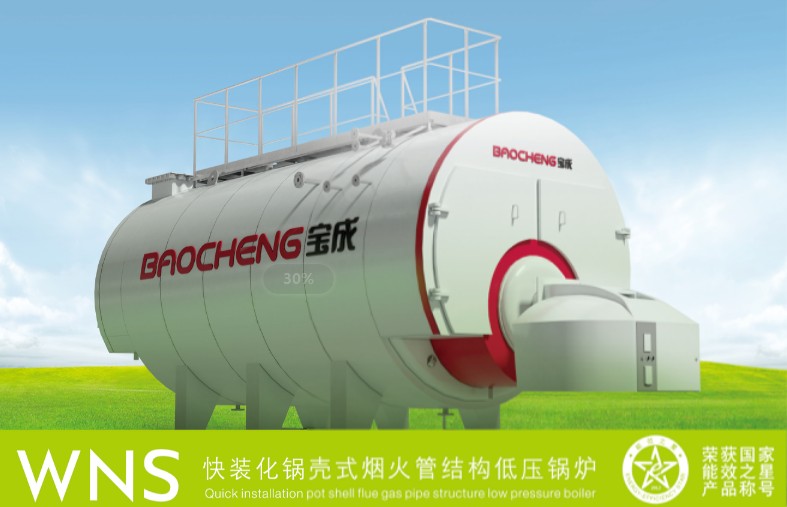 天津燃氣鍋爐 燃氣熱水鍋爐WNS蒸汽熱水鍋爐-- 天津寶成機械制造股份有限公司