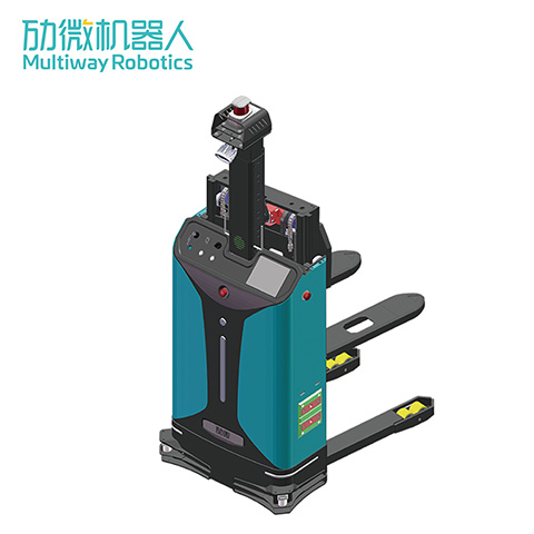 2021激光導(dǎo)航輕型堆高式無(wú)人叉車agv_倉(cāng)儲(chǔ)車間專用-- 勱微機(jī)器人科技（深圳）有限公司