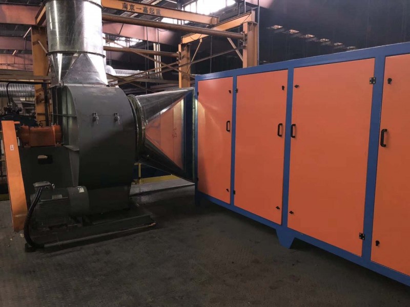 等離子廢氣凈化器 工業低溫等離子廢氣除臭凈化裝置-- 江西高焱環?？萍加邢薰? class=