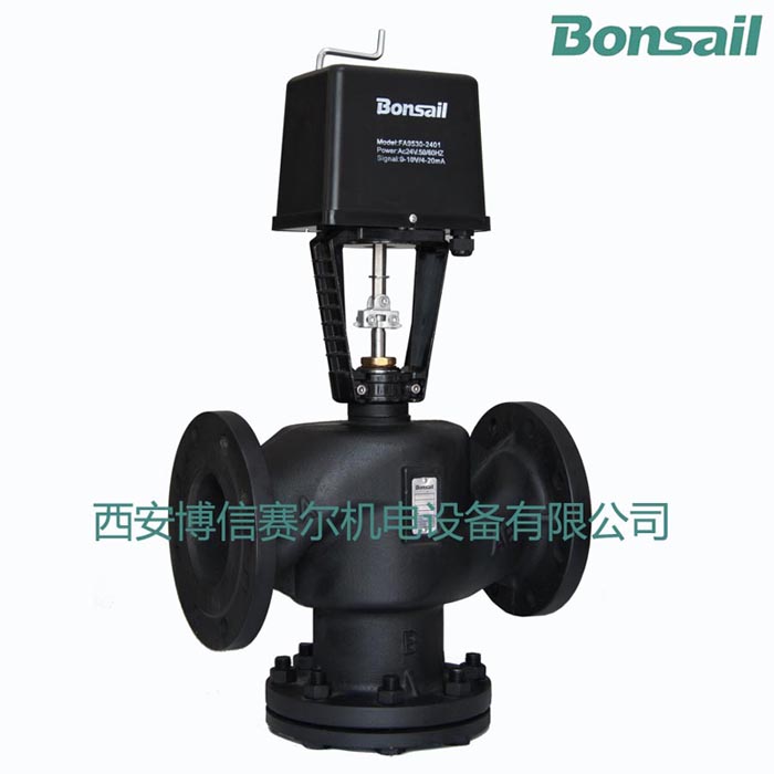 供應西安博信國產二通電動調節閥-- 西安博信賽爾機電設備有限公司