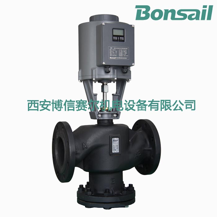 供應西安博信國產大口徑電動溫控閥-- 西安博信賽爾機電設備有限公司