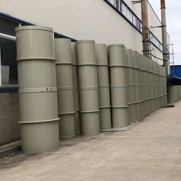 寧夏 圓形/方形/矩形PP通風管道定制生產-廢氣處理設備廠家-- 陜西卓馳環保設備有限公司