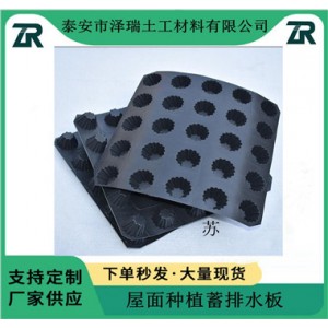 合肥2公分1200克排水板車庫頂板透水
