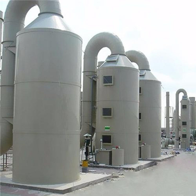 空氣凈化噴淋塔設備 廠家定制 酸堿除臭凈化洗滌塔 PP噴淋塔-- 陜西卓馳環保設備有限公司