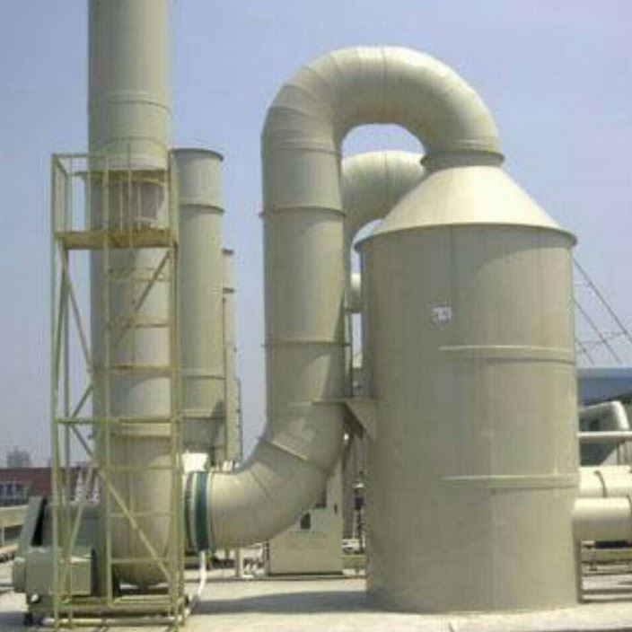 陜西現貨供應 噴淋塔 凈化噴淋塔 pp噴淋塔 可加工定制-- 陜西卓馳環保設備有限公司