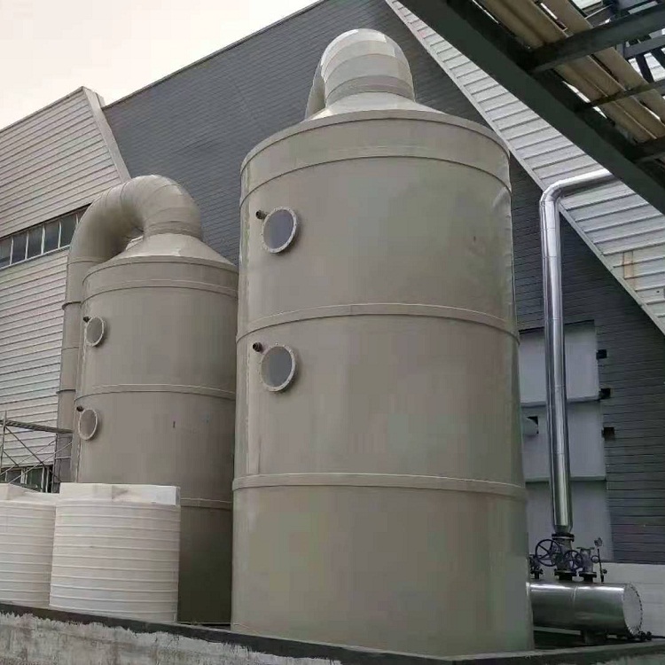 定制pp酸霧噴淋塔 卓馳環保pp噴淋塔廠家-- 陜西卓馳環保設備有限公司