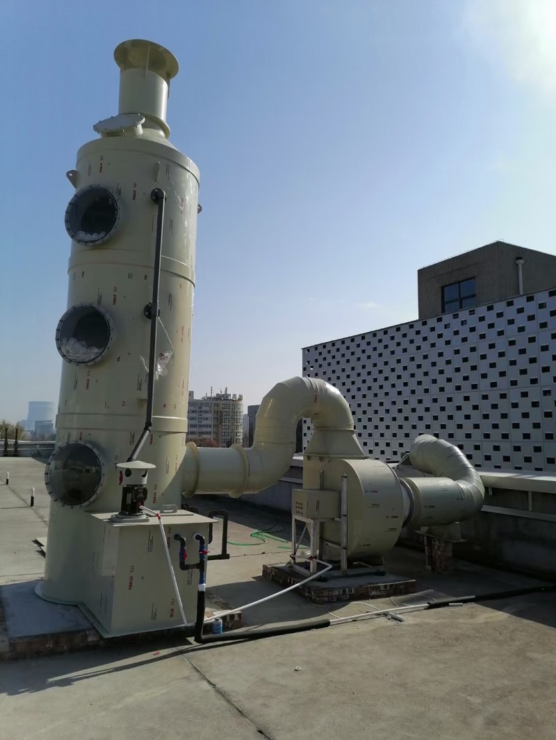 PP噴淋塔廠家 廢氣處理設備廠家 找陜西卓馳環保-- 陜西卓馳環保設備有限公司