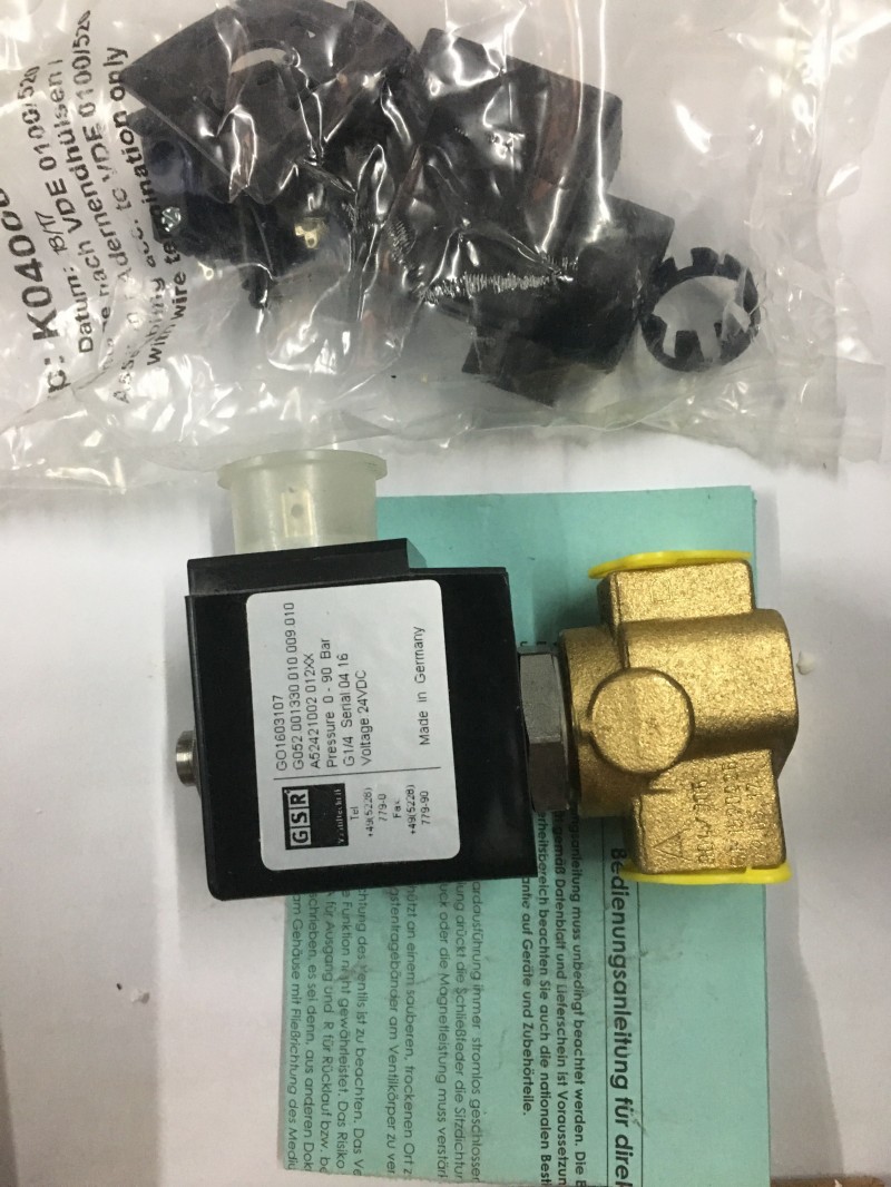 德國GSR型號(hào)A52421002高壓電磁閥-GSR智能電磁閥-- 德國GSR閥門（中國）總公司