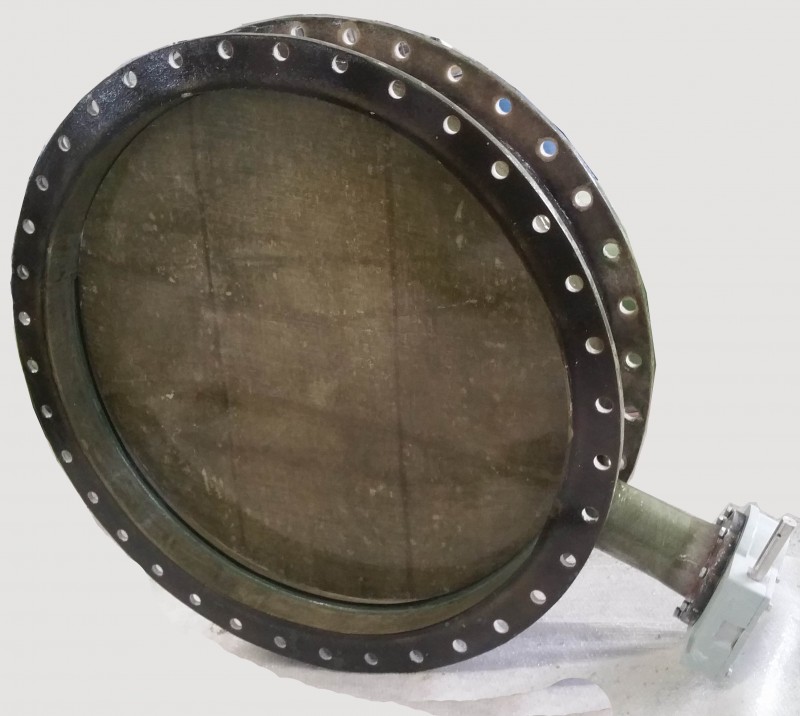 法蘭玻璃鋼蝶閥-- 寧晉縣良工閥門科技有限公司