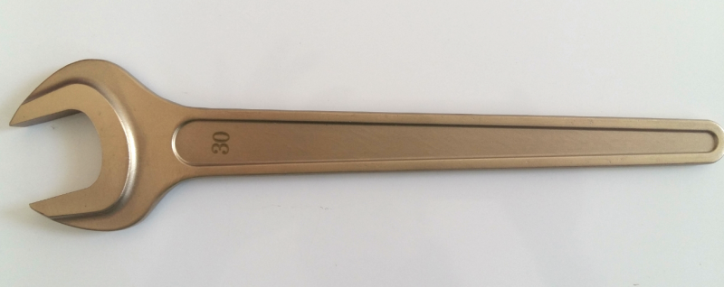 防爆單頭呆扳手(防爆鋁青銅雙頭呆扳手防爆雙頭開口扳手-- 河北拓開防爆工具有限公司