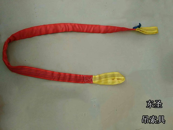 圓形吊裝帶1T1M工件運輸-- 河北東圣吊索具制造有限公司