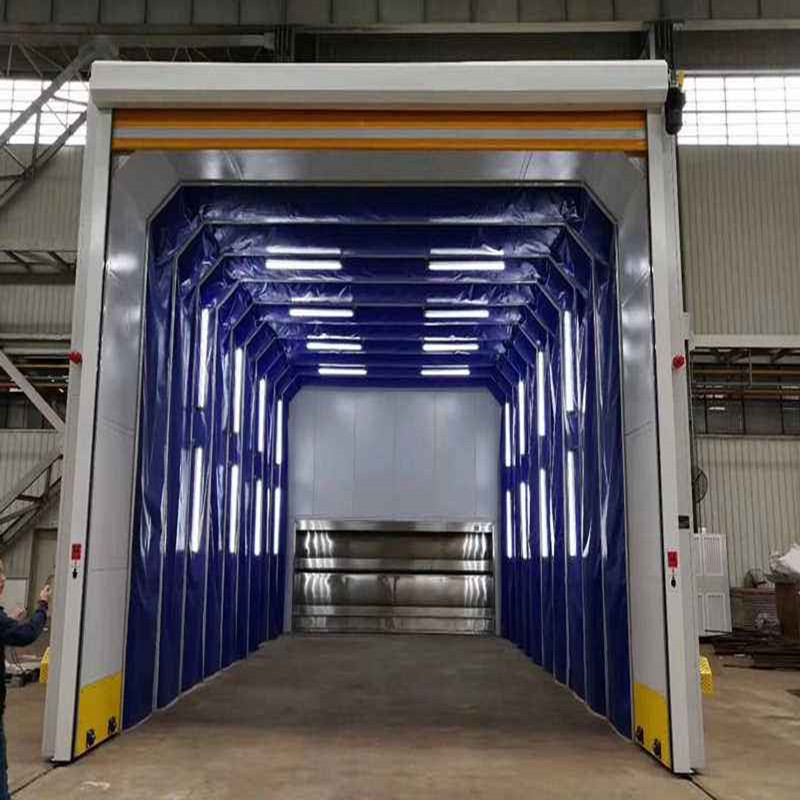 雙軌道移動噴漆房 運行穩定支持定制-- 山東新邁節能環保科技有限公司