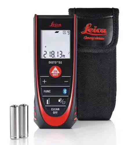 徠卡DISTO D2藍牙手持激光100米測距儀-- 南京弘圖儀器有限公司