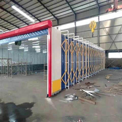 一體化移動伸縮噴漆房整套定制-- 山東新邁節(jié)能環(huán)保科技有限公司