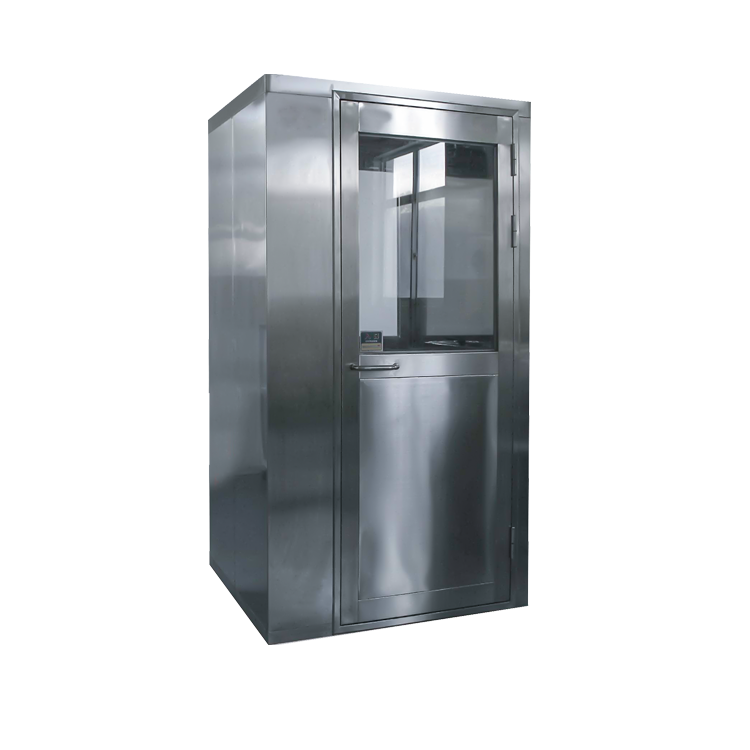 山東煙臺雙人雙吹風淋室 不銹鋼風淋室報價-- 山東萬集空氣凈化設備有限公司