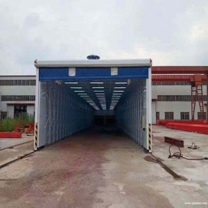 電動伸縮房大型移動房噴漆用活動房