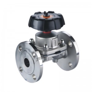 進口不銹鋼法蘭隔膜閥 衛生級法蘭隔