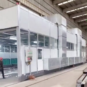 一種用于大型工件的整體移動式噴漆房