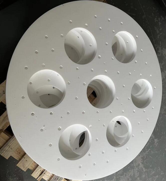 耐酸堿耐低溫特氟龍孔板四氟孔板PTFE塑料孔板-- 湖州寧鑫新材料科技有限公司