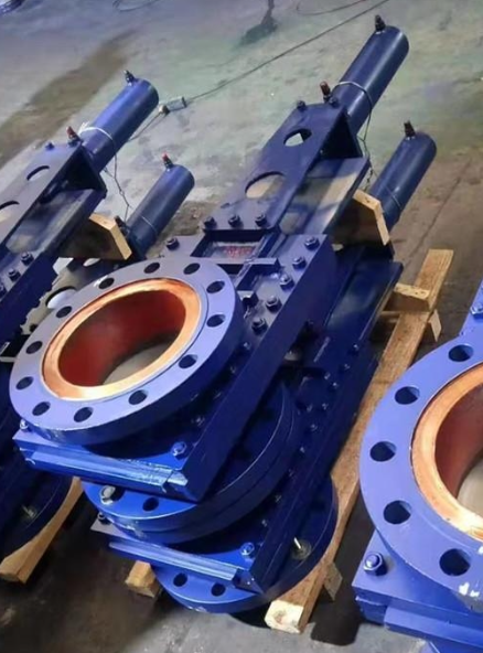 氣動陶瓷雙閘板閥/出料閥QMXZ644TC-16C-- 上海承濱閥門有限公司